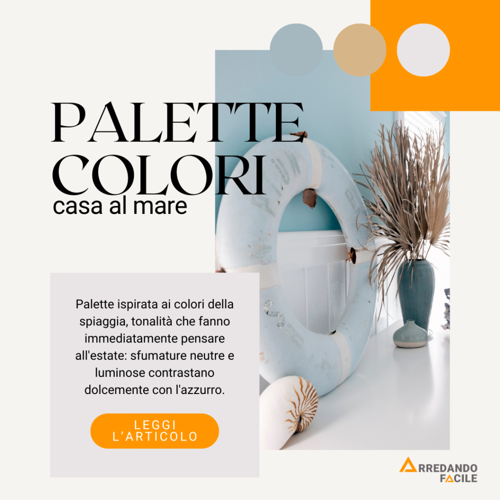 Colori Palette colori per la casa al mare - Arredando Facile